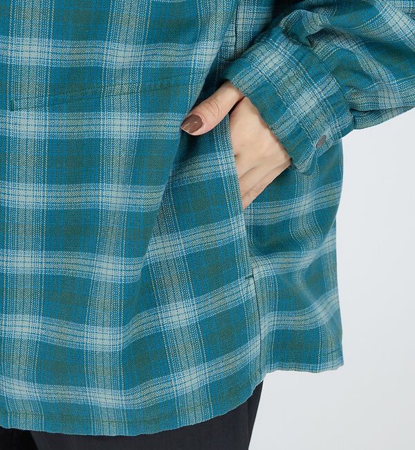 ABAHOUSE「【NANGA / ナンガ】GRID TARTAN FIELD HOOD SHIR」|シャツ・ブラウス|
