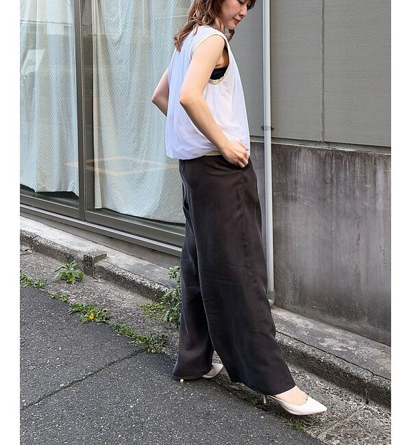 Rouge vif「【一部店舗限定】チュールレイヤードニットトップス」|ニット・セーター|