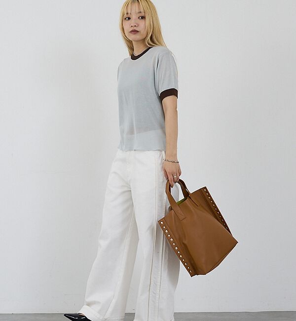 NOMINE「【cheek】rivet 2way tote 2WAY スタッズ トートバッグ」|トートバッグ|
