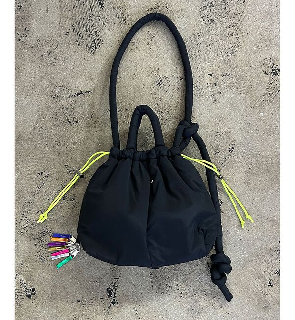 NOMINE「【cheek】puff kinchaku 2WAY tote 巾着 ショルダーバ」|ショルダー・メッセンジャー|