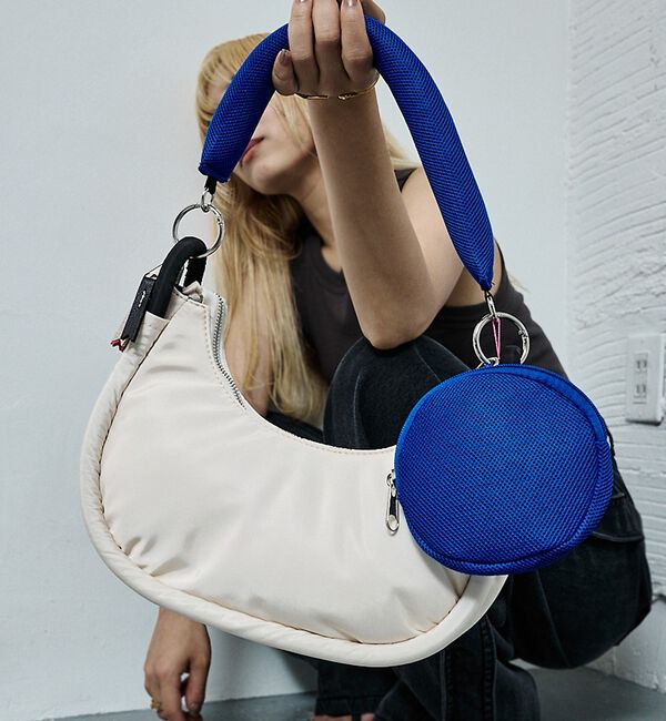NOMINE「【cheek】round 2WAY shoulder 2WAY ハーフムーン型」|ショルダー・メッセンジャー|
