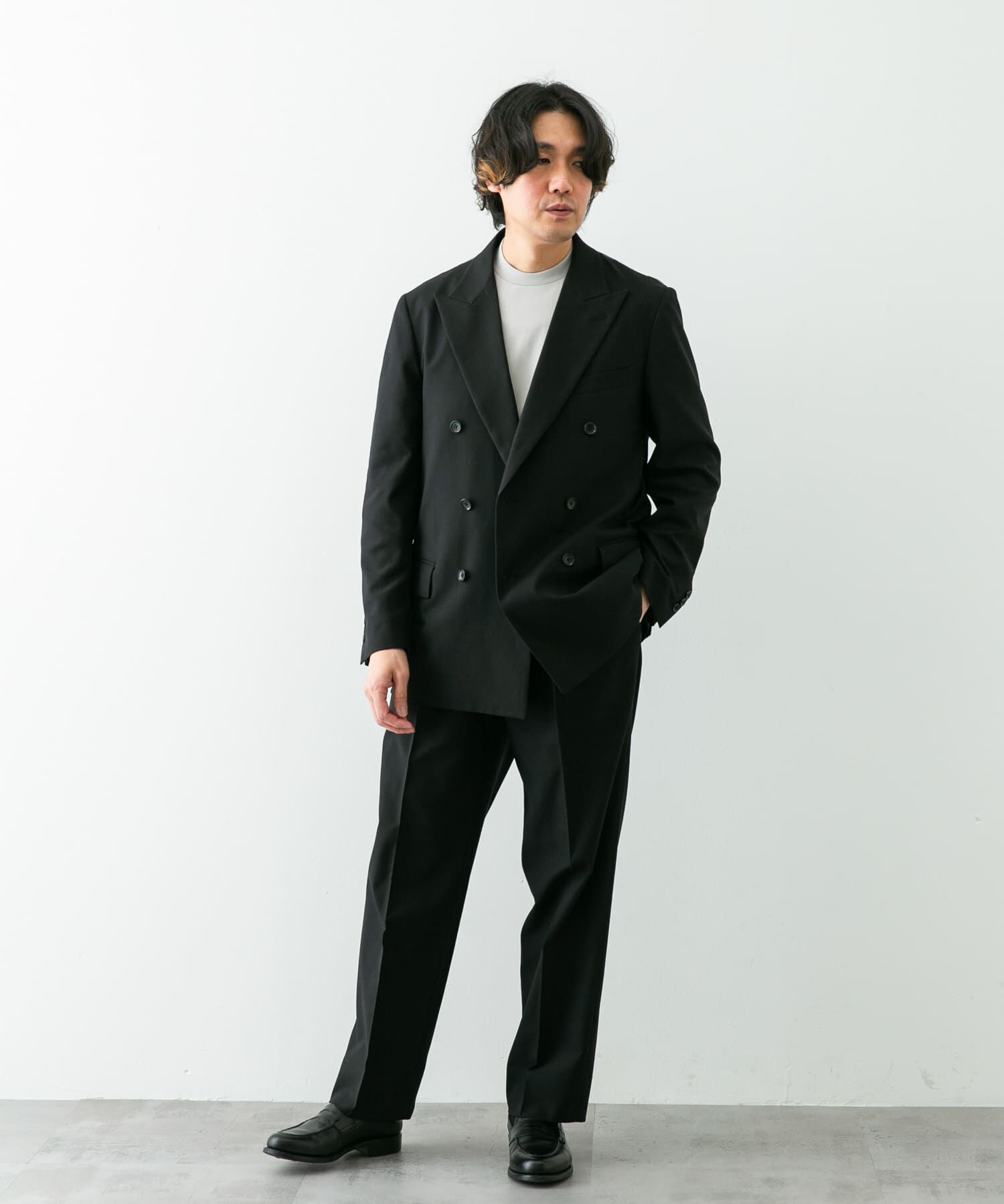 URBAN RESEARCH DOORS「『イージーケア』LIFE STYLE TAILOR　ストレッチオックス2タックパンツ」|スラックス|