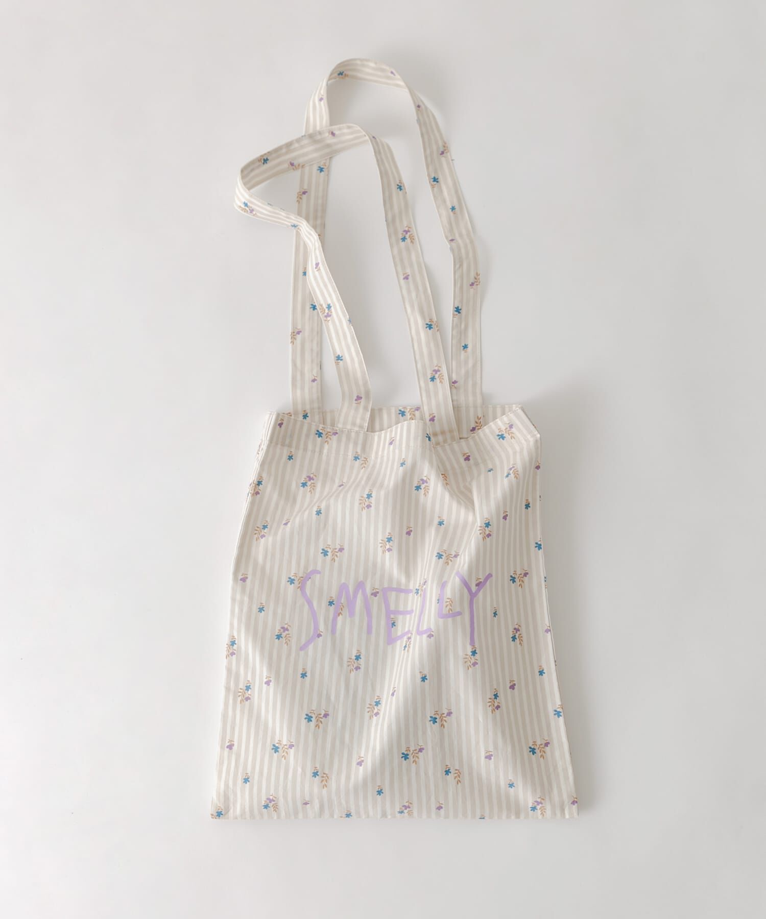 SMELLY「プリントトートバッグS」|トートバッグ|ベージュ系その他