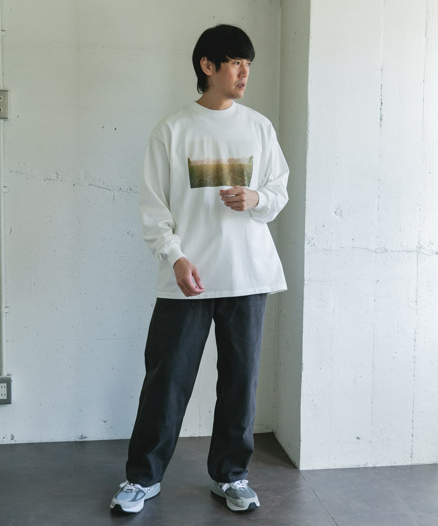 URBAN RESEARCH DOORS「Grow Organic フォトプリントロングスリーブTシャツ」|Tシャツ・カットソー|