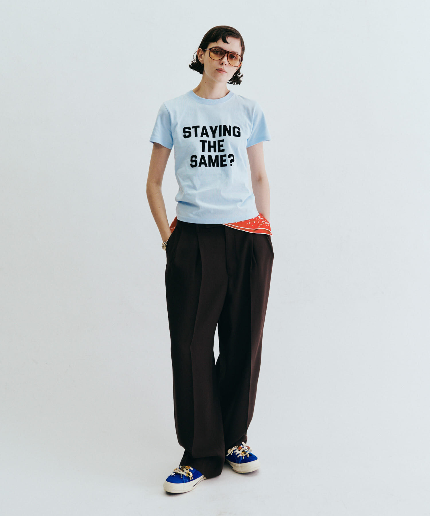 URBAN RESEARCH「Teya　Flock Letter T-shirts」|Tシャツ・カットソー|