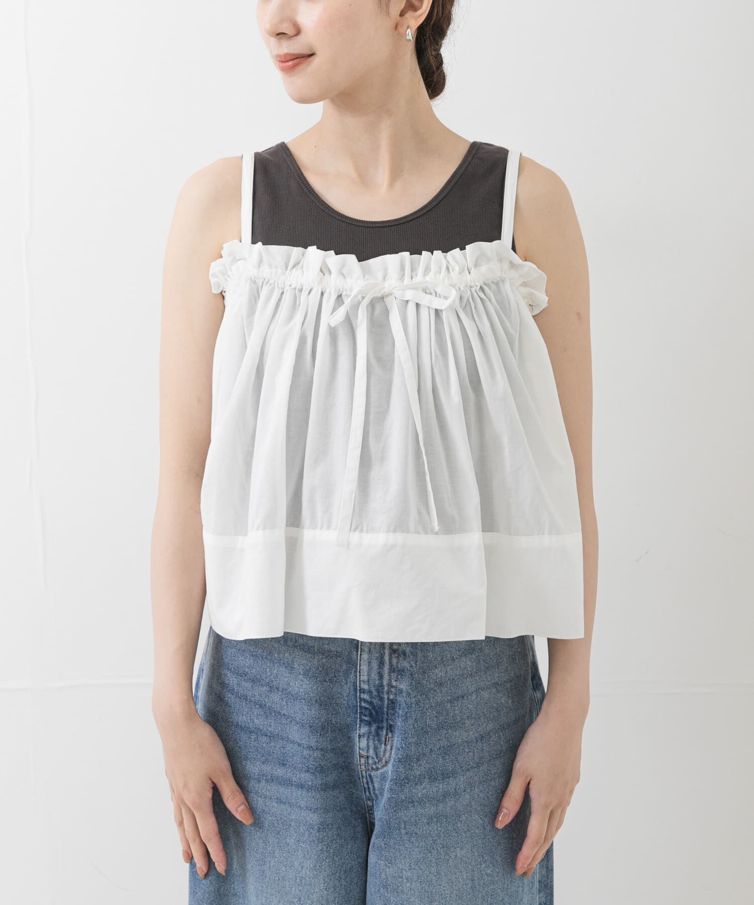 URBAN RESEARCH「Picchi Nia　CLOUD WHITE」|キャミソール|