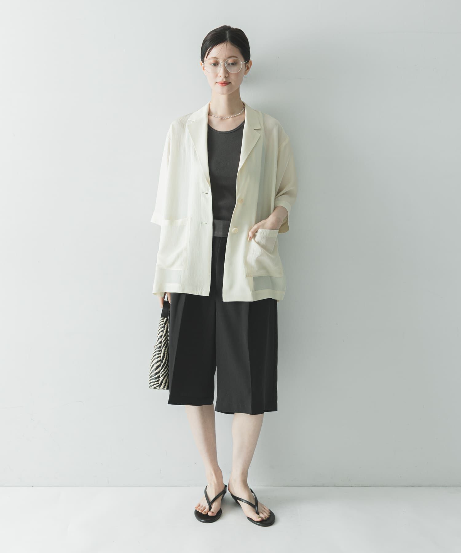 URBAN RESEARCH「『接触冷感』NAIAアセテートハーフスリーブジャケット」|その他|