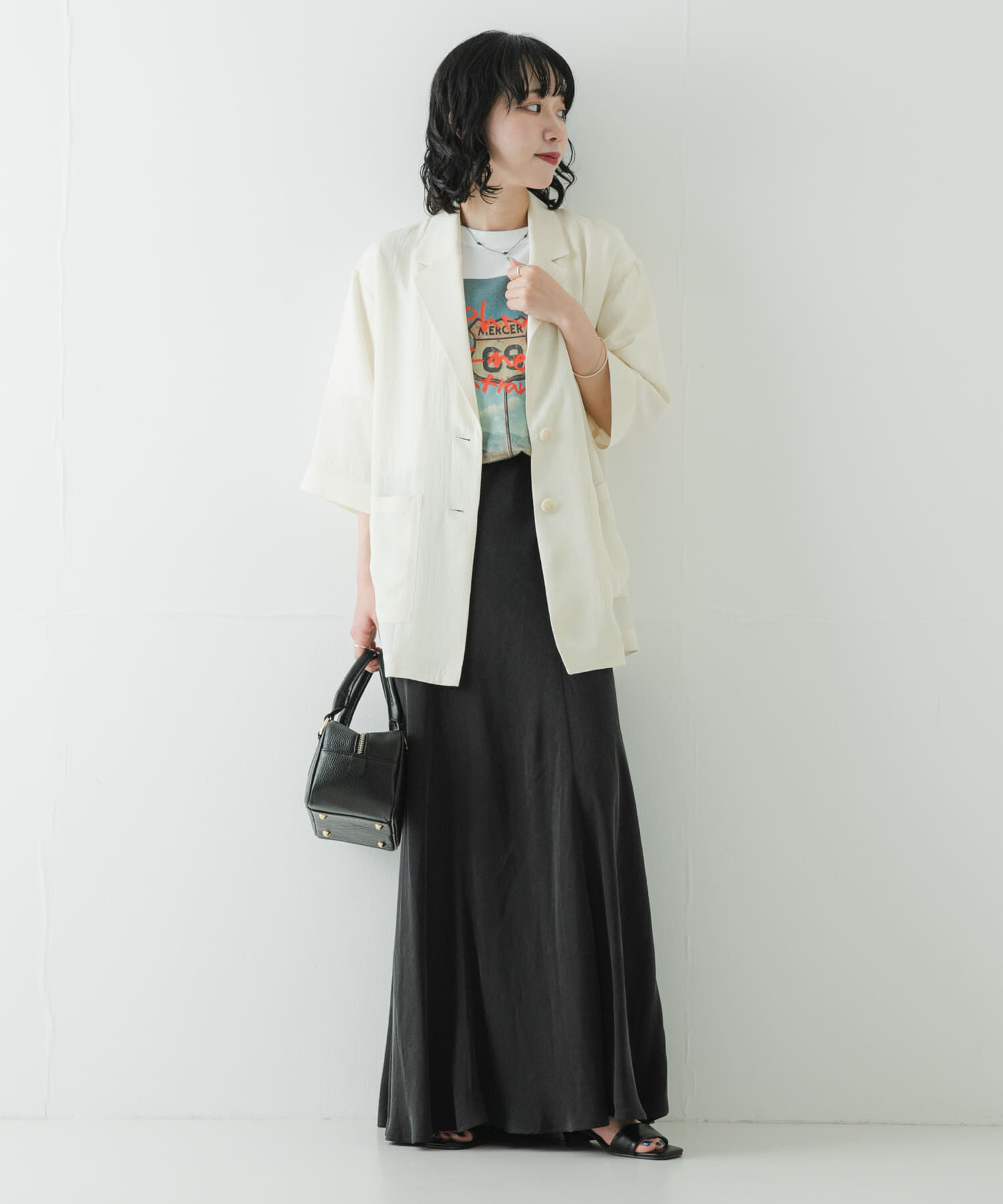 URBAN RESEARCH「『接触冷感』NAIAアセテートハーフスリーブジャケット」|その他|