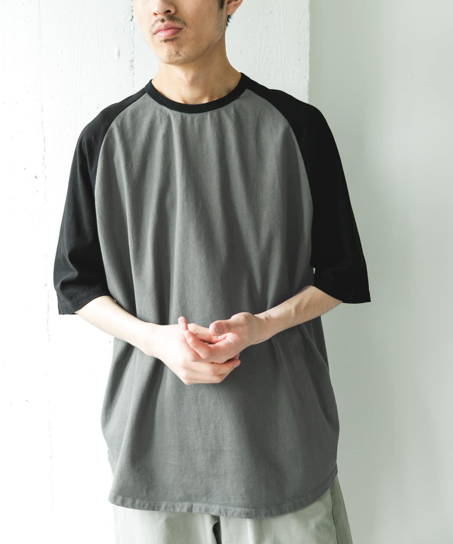 URBAN RESEARCH DOORS「Grow Organic ベースボールTシャツ」|Tシャツ・カットソー|