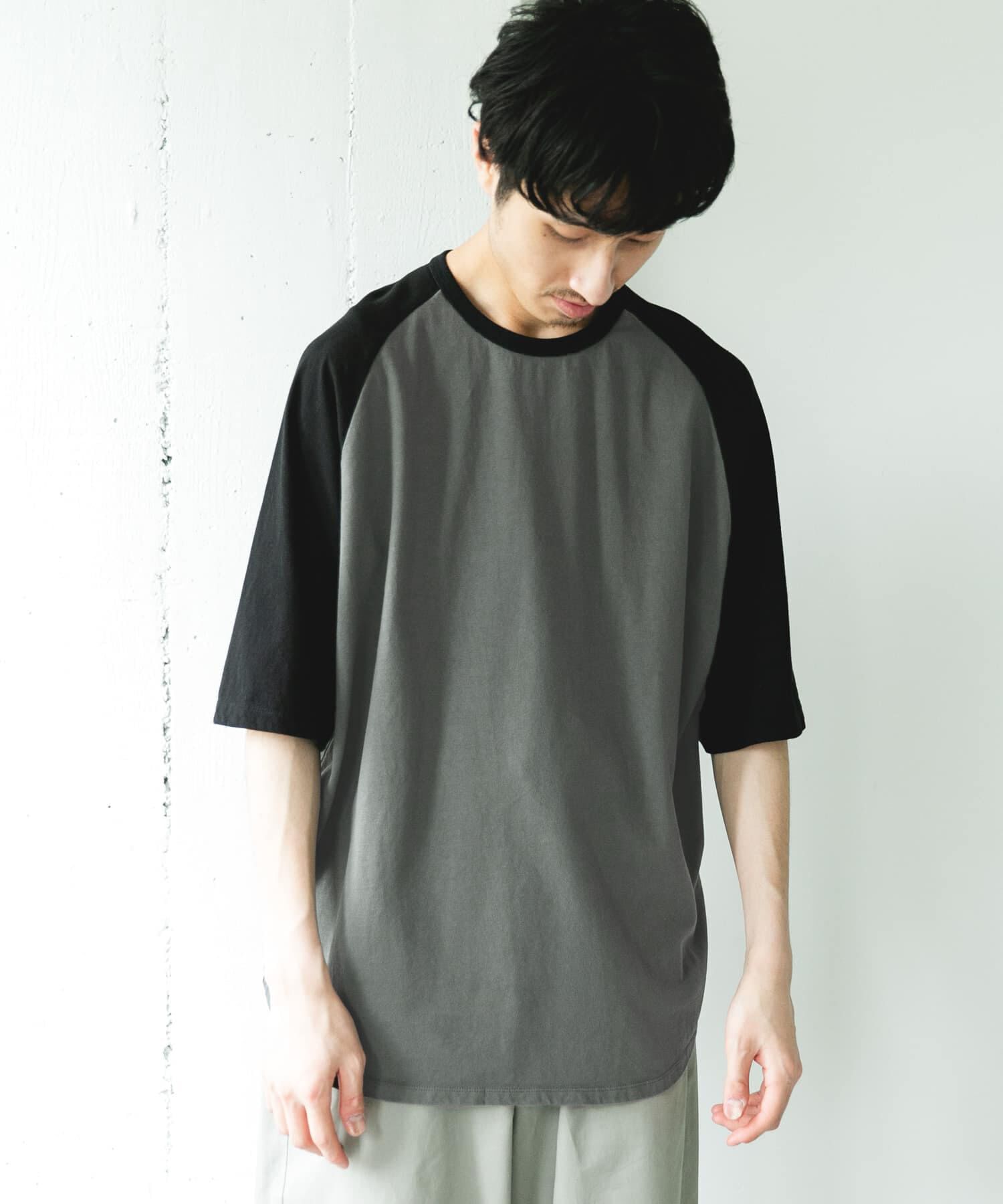 URBAN RESEARCH DOORS「Grow Organic ベースボールTシャツ」|Tシャツ・カットソー|