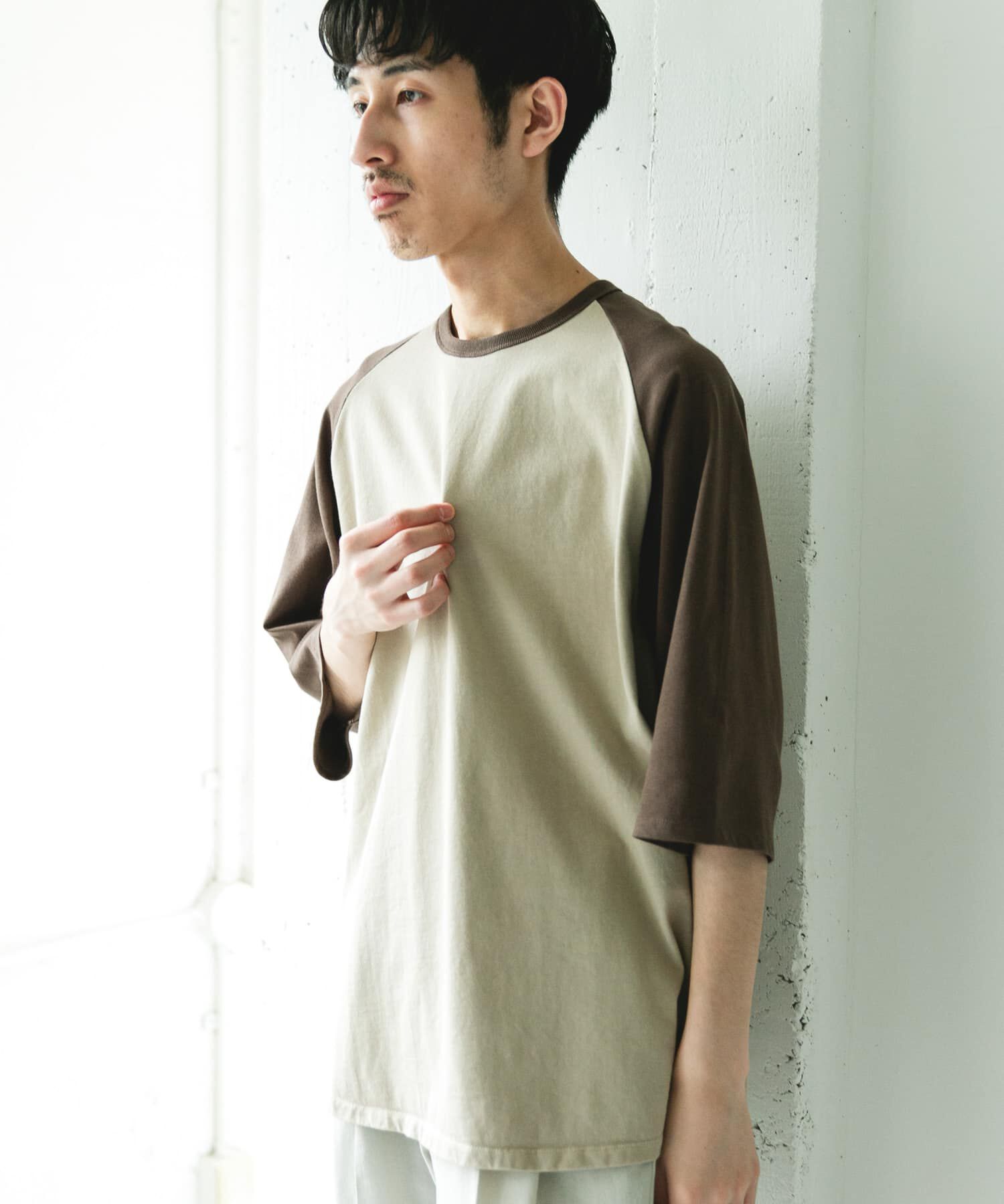URBAN RESEARCH DOORS「Grow Organic ベースボールTシャツ」|Tシャツ・カットソー|