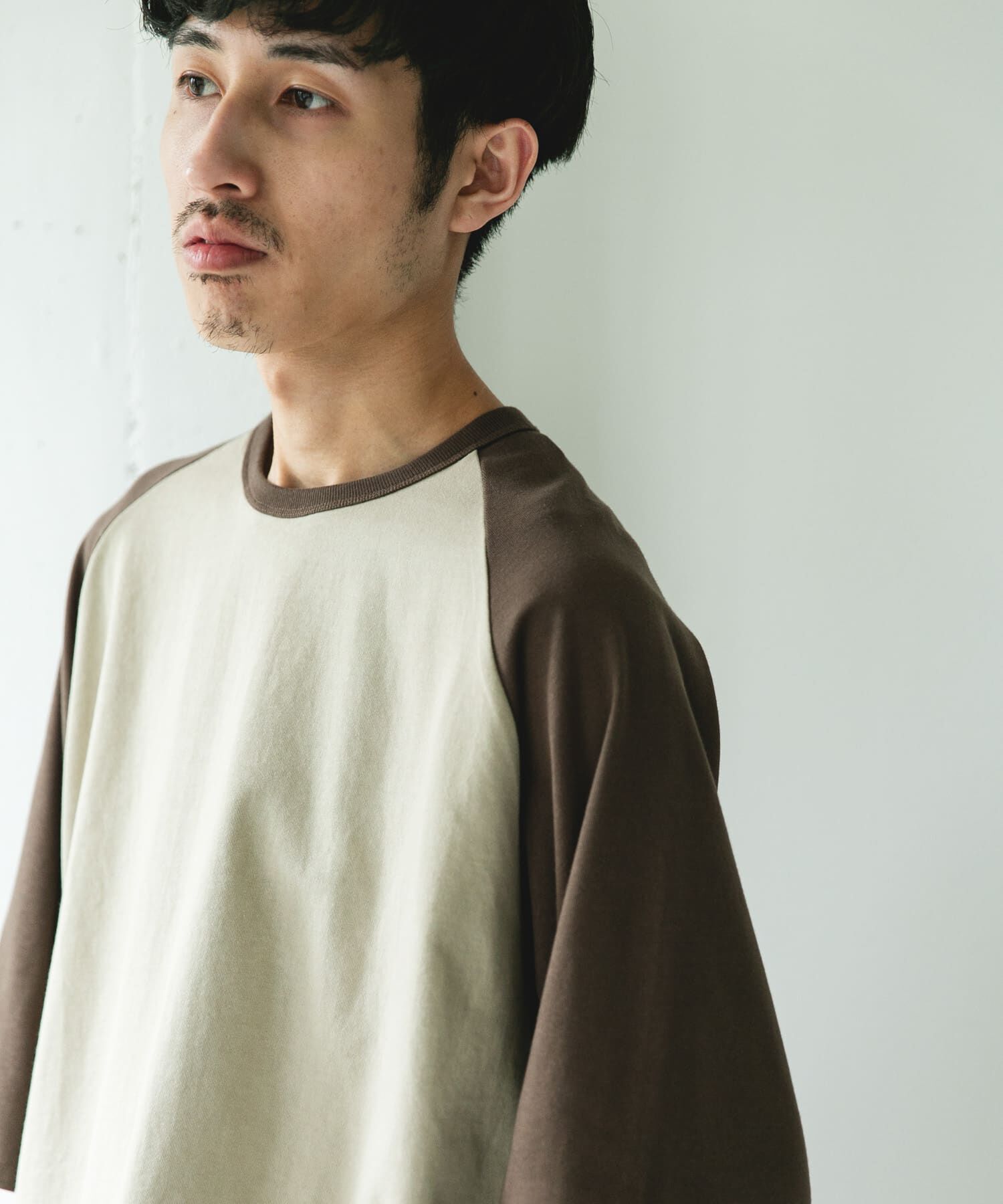 URBAN RESEARCH DOORS「Grow Organic ベースボールTシャツ」|Tシャツ・カットソー|
