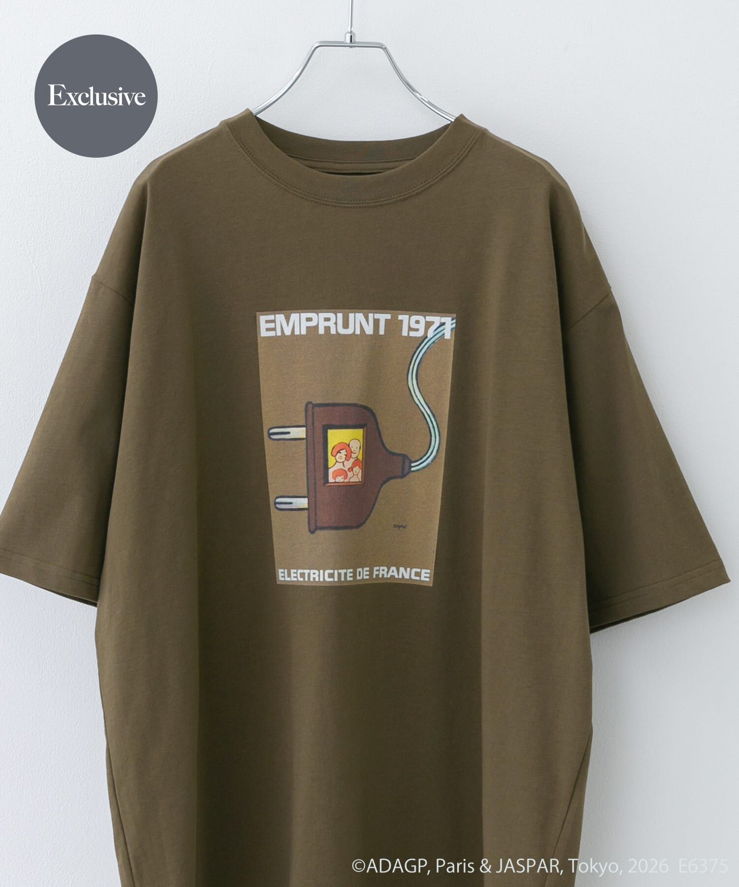 URBAN RESEARCH DOORS「『別注』Savignac&times;DOORS　プリントTシャツ」|Tシャツ・カットソー|モカ