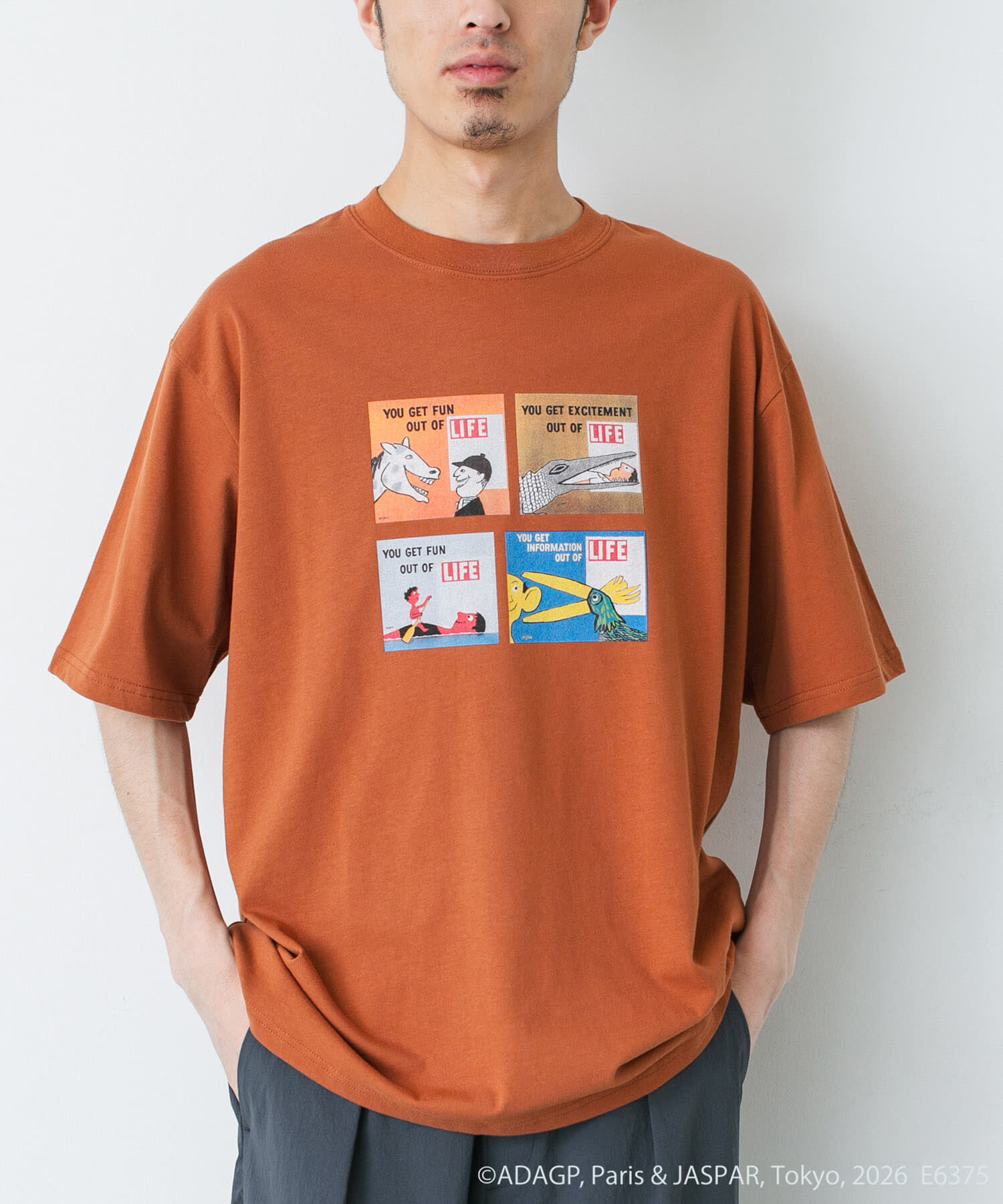 URBAN RESEARCH DOORS「『別注』Savignac&times;DOORS　プリントTシャツ」|Tシャツ・カットソー|