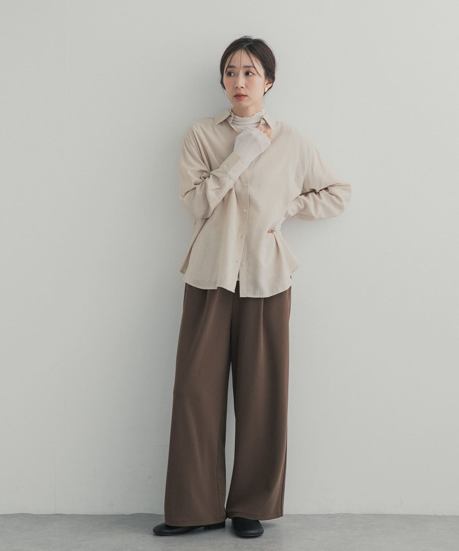 URBAN RESEARCH DOORS「ハイネックチュールインナー」|Tシャツ・カットソー|