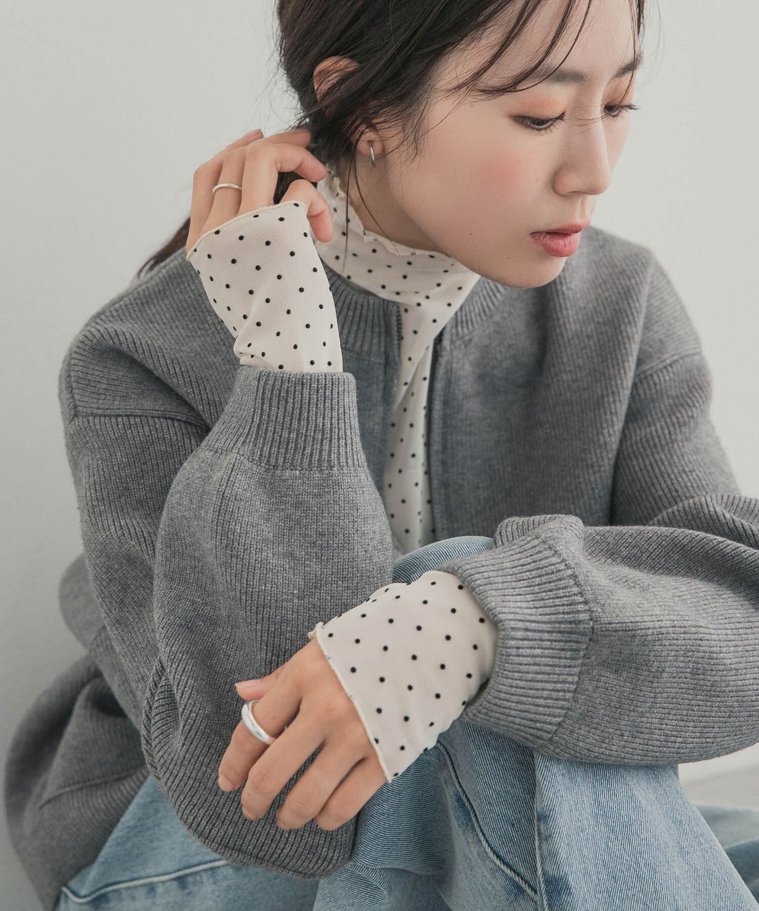 URBAN RESEARCH DOORS「ハイネックチュールインナー」|Tシャツ・カットソー|