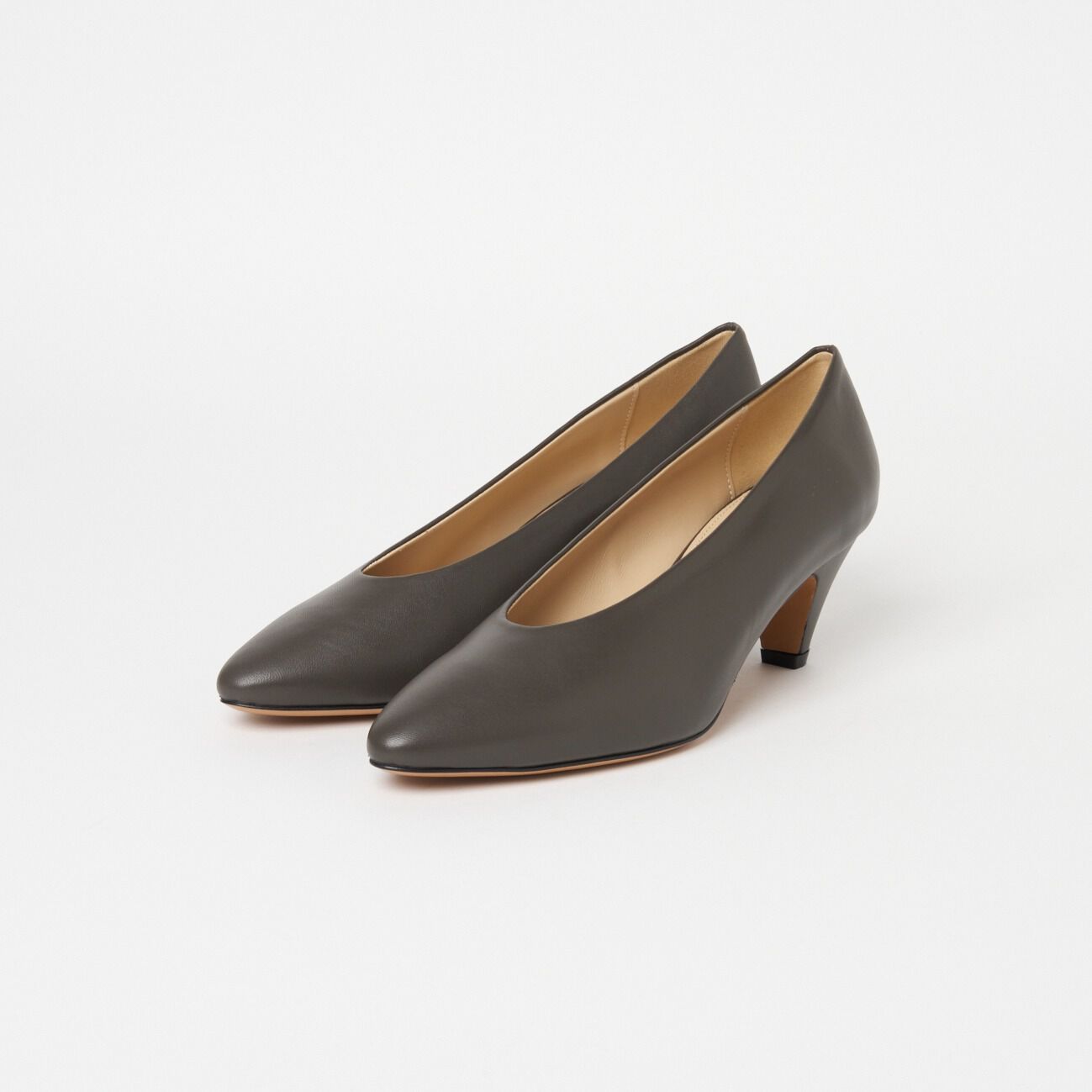 FABIO RUSCONI 「FABIO RUSCONI PLAIN PUMPS」|パンプス|ミディアムグレー