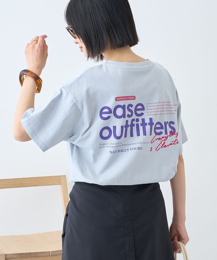 AMERICAN HOLIC「【遮熱】刺繍&フォトプリントTシャツ」|Tシャツ・カットソー|Light Gray