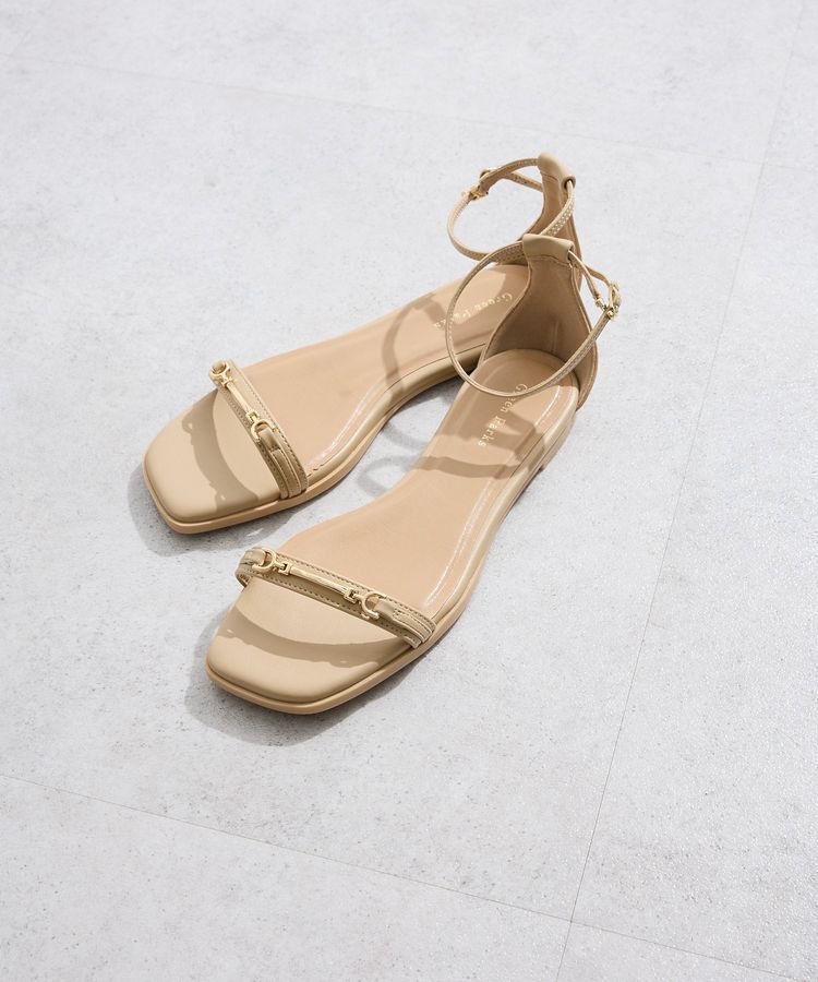 Green Parks「ビットヌーディサンダル」|サンダル|Beige