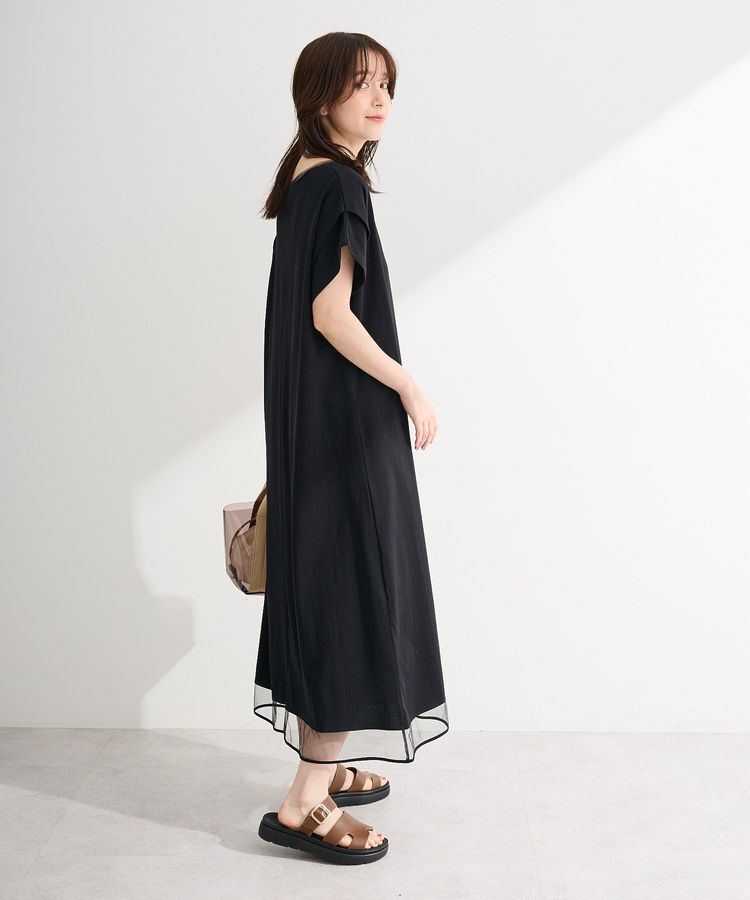 Green Parks「【適ON】持続冷感チュールワンピース」|ワンピース|