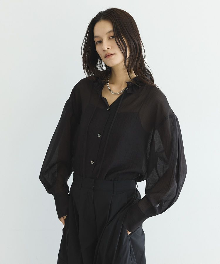 GARAGE OF GOOD CLOTHING「フリルカラーブラウス」|シャツ・ブラウス|