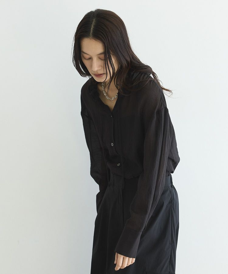 GARAGE OF GOOD CLOTHING「フリルカラーブラウス」|シャツ・ブラウス|
