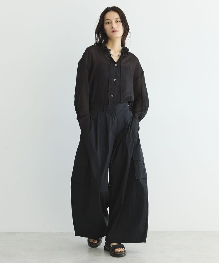 GARAGE OF GOOD CLOTHING「フリルカラーブラウス」|シャツ・ブラウス|