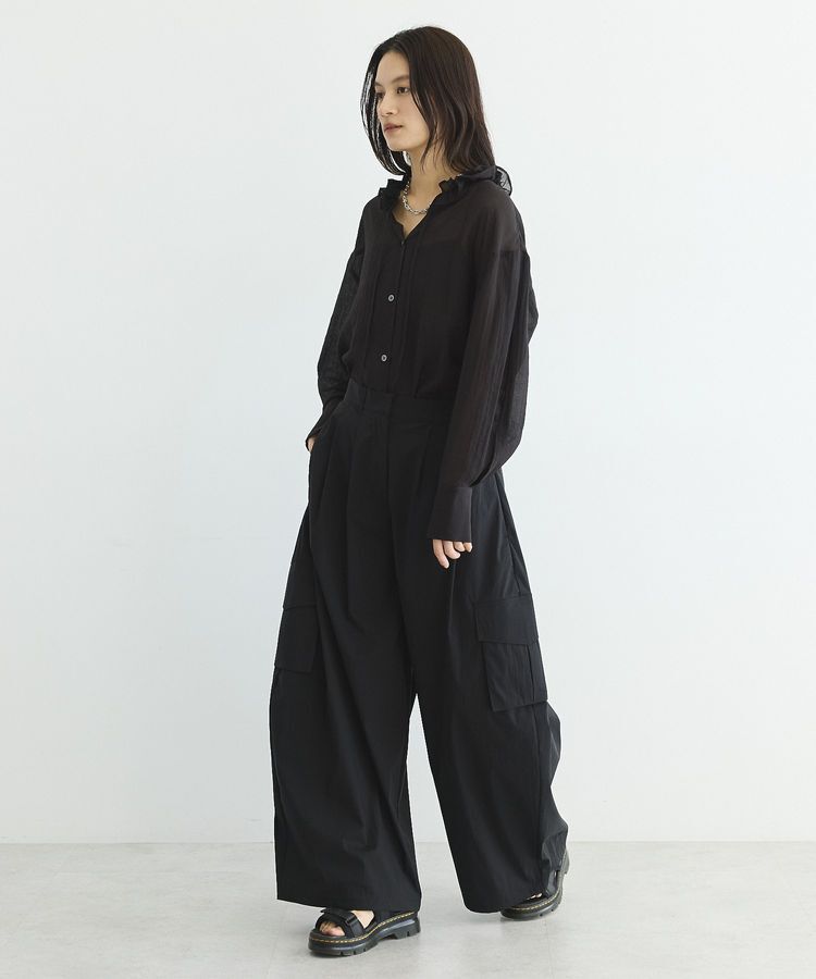 GARAGE OF GOOD CLOTHING「フリルカラーブラウス」|シャツ・ブラウス|