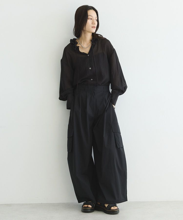 GARAGE OF GOOD CLOTHING「フリルカラーブラウス」|シャツ・ブラウス|
