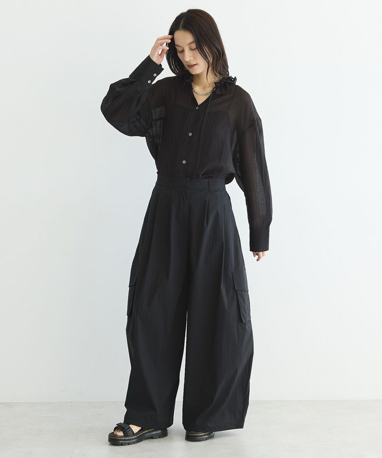 GARAGE OF GOOD CLOTHING「フリルカラーブラウス」|シャツ・ブラウス|