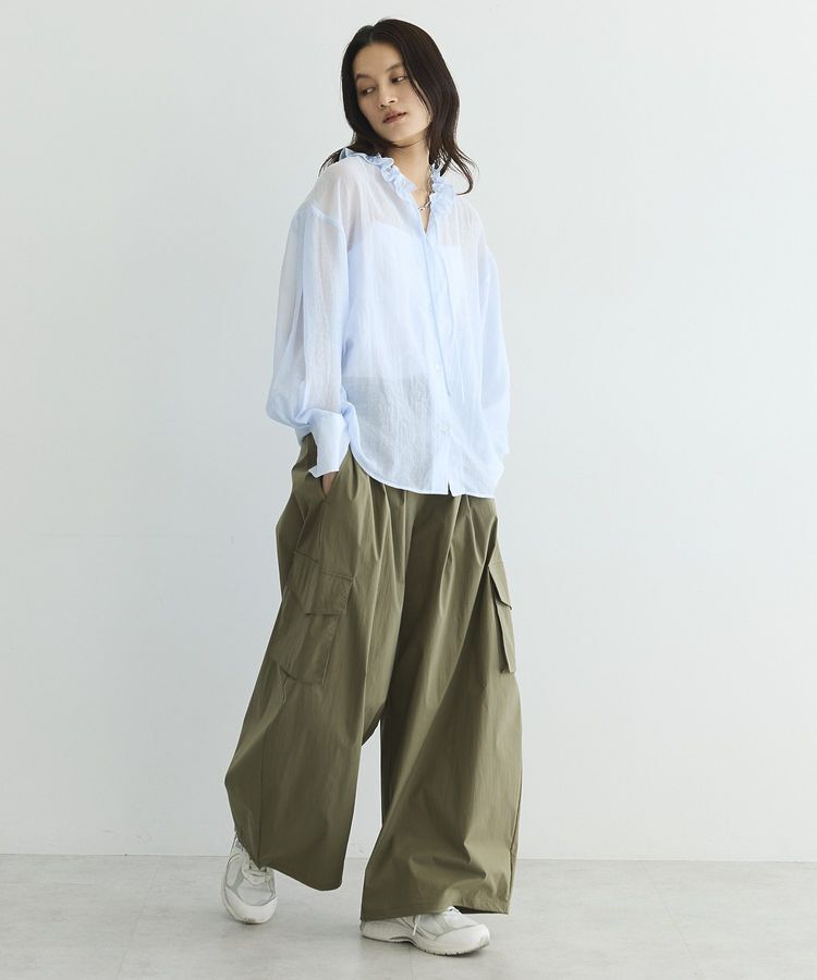 GARAGE OF GOOD CLOTHING「フリルカラーブラウス」|シャツ・ブラウス|