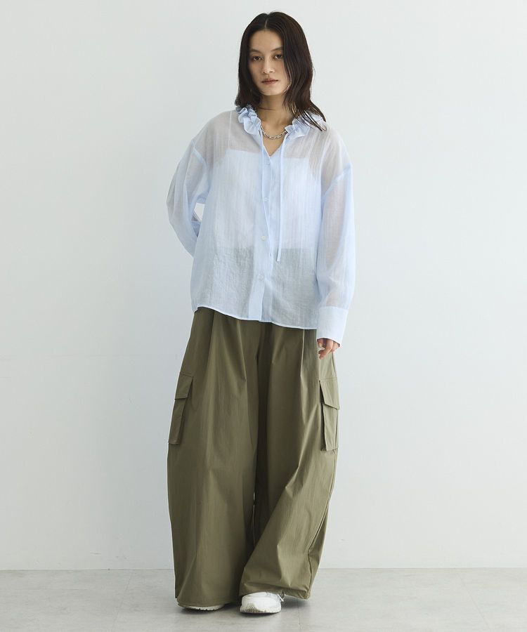 GARAGE OF GOOD CLOTHING「フリルカラーブラウス」|シャツ・ブラウス|
