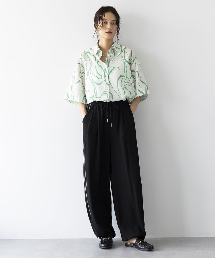 GARAGE OF GOOD CLOTHING「【日本製】線画プリントシャツ」|シャツ・ブラウス|