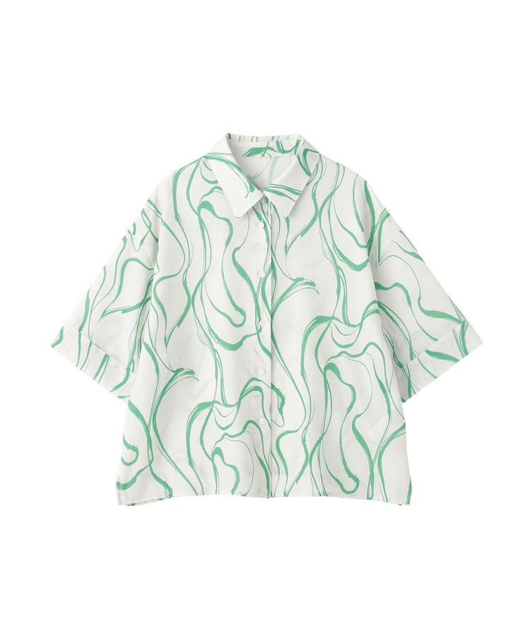 GARAGE OF GOOD CLOTHING「【日本製】線画プリントシャツ」|シャツ・ブラウス|