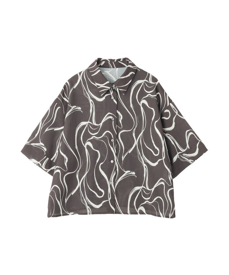 GARAGE OF GOOD CLOTHING「【日本製】線画プリントシャツ」|シャツ・ブラウス|