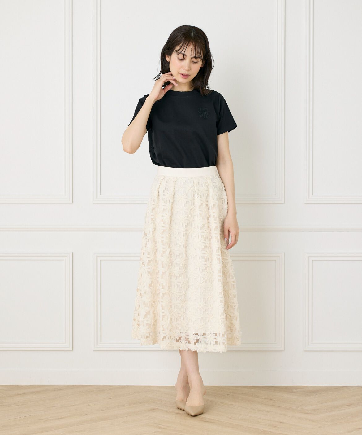 Maglie le cassetto「LOVERコンパクトTシャツ」|Tシャツ・カットソー|