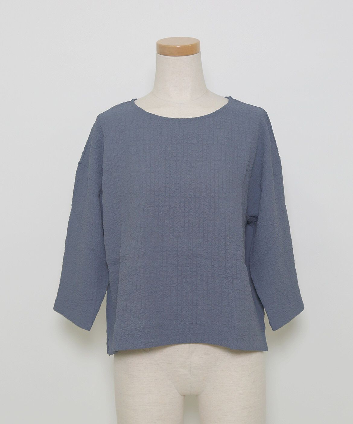 INED「《大きいサイズ》2WAYストレッチドロップショルダーカットソー」|Tシャツ・カットソー|