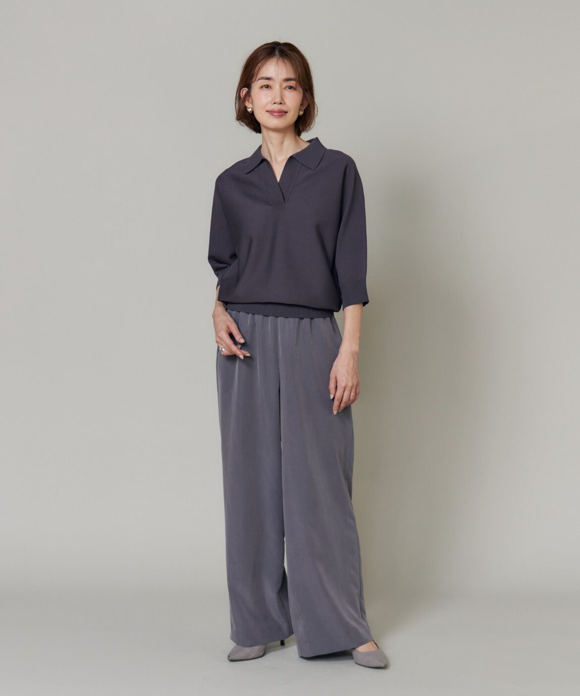 7-IDconcept.「イージーワイドパンツ｜しなやかな落ち感が叶える上品で軽やかな一本」|その他|