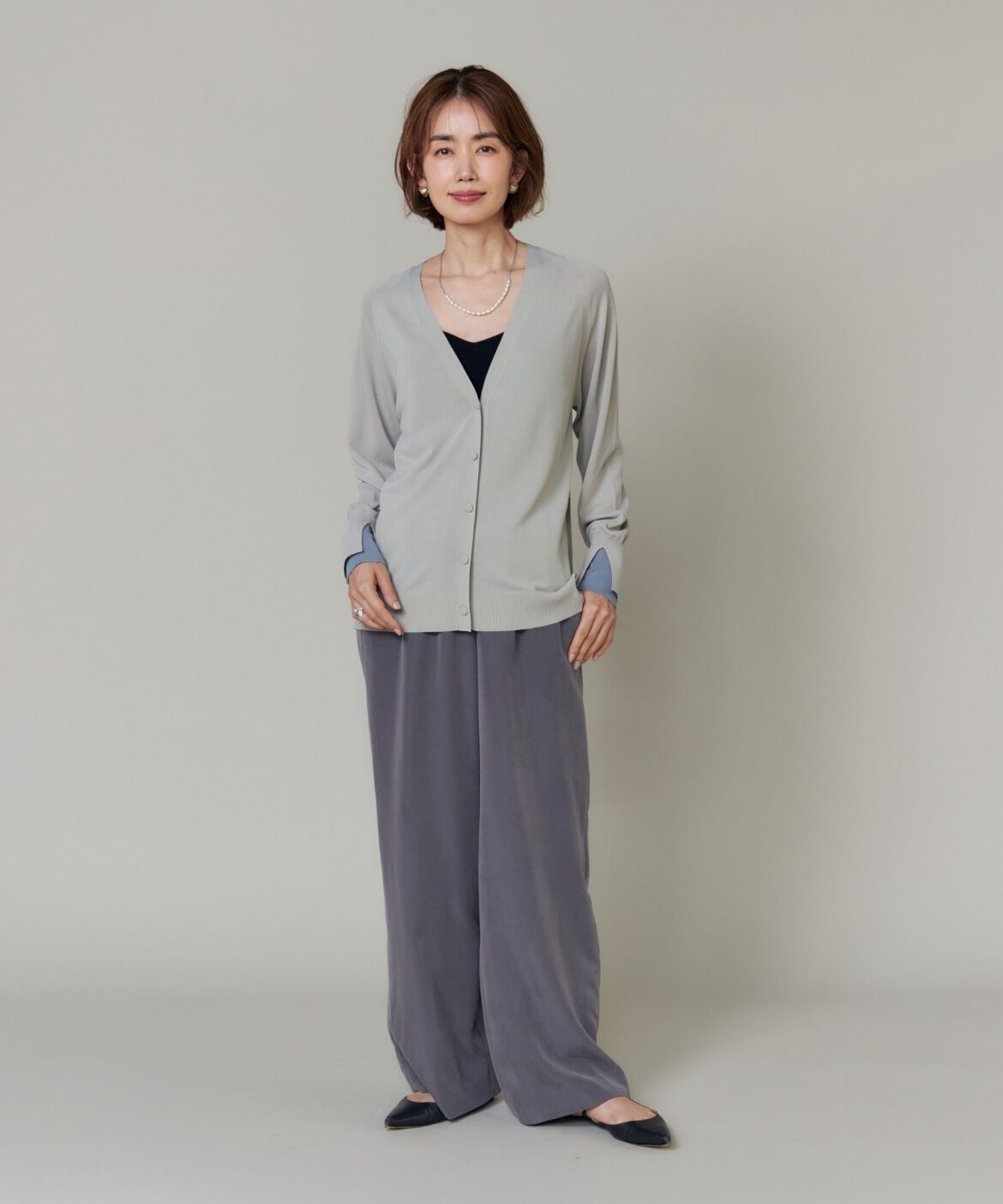 7-IDconcept.「イージーワイドパンツ｜しなやかな落ち感が叶える上品で軽やかな一本」|その他|
