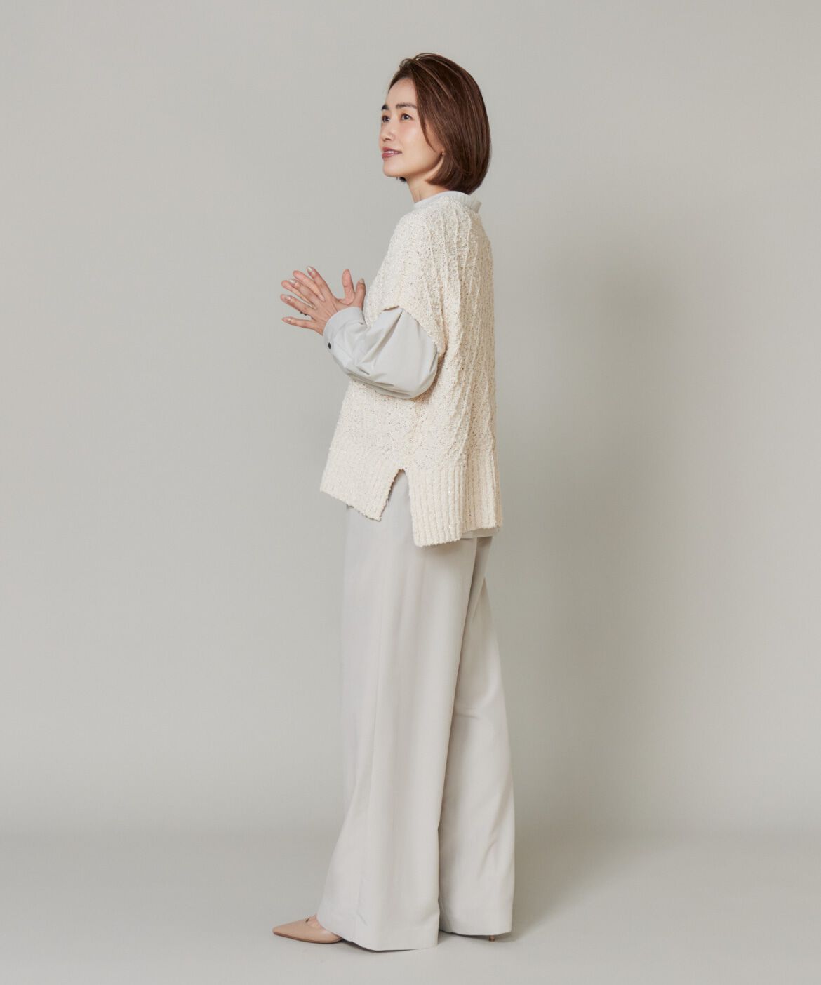 7-IDconcept.「イージーワイドパンツ｜しなやかな落ち感が叶える上品で軽やかな一本」|その他|