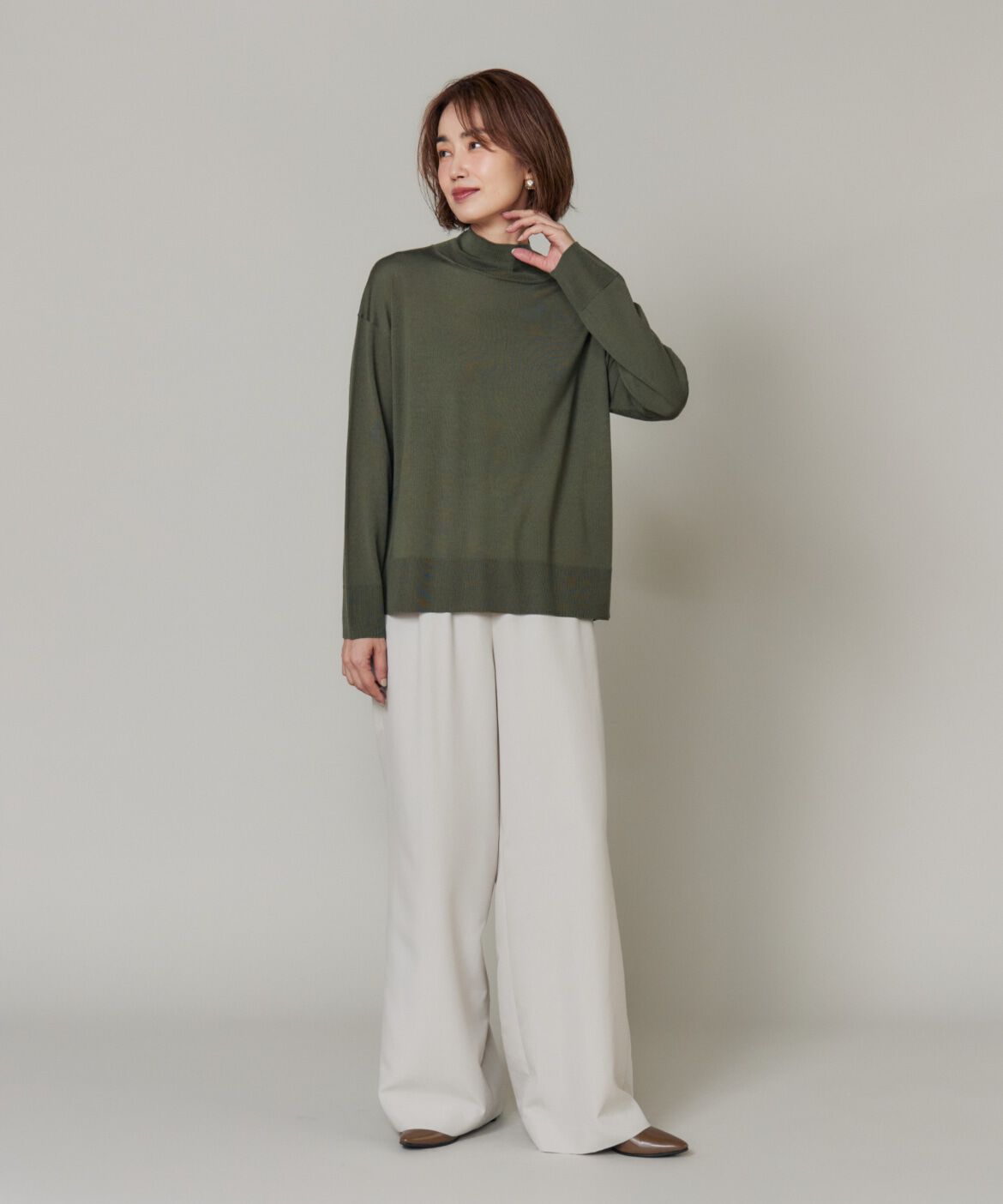 7-IDconcept.「イージーワイドパンツ｜しなやかな落ち感が叶える上品で軽やかな一本」|その他|
