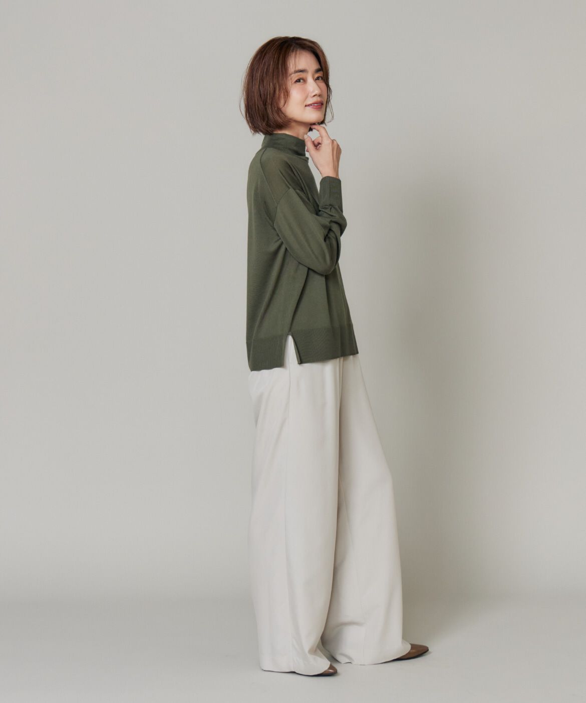 7-IDconcept.「イージーワイドパンツ｜しなやかな落ち感が叶える上品で軽やかな一本」|その他|