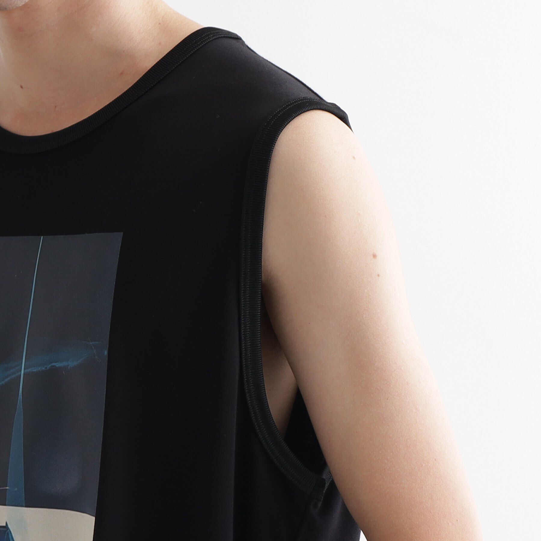 tk.TAKEO KIKUCHI「ウォーターグラフィックノースリーブ」|Tシャツ・カットソー|