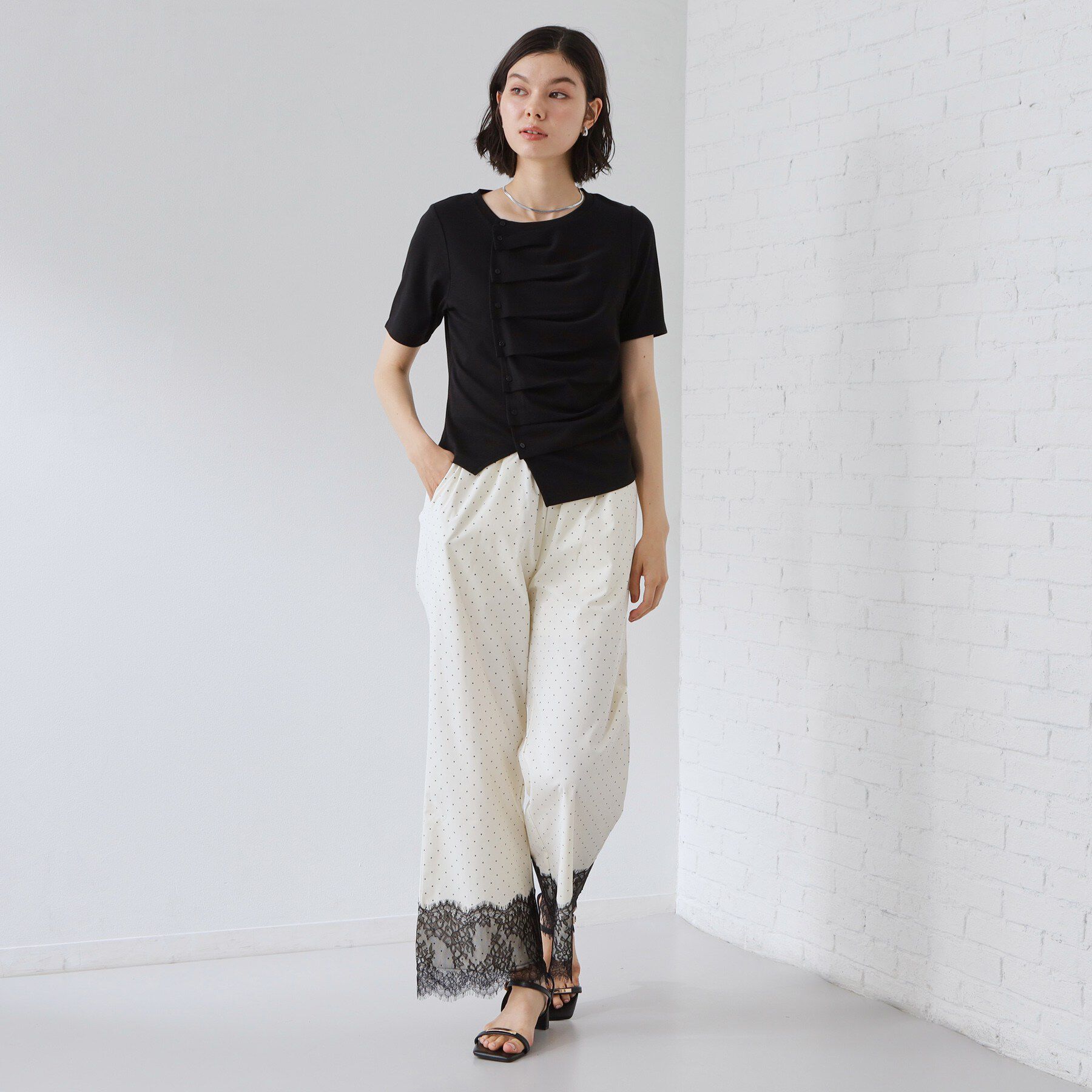THE SHOP TK「フロントタックカットソー」|Tシャツ・カットソー|