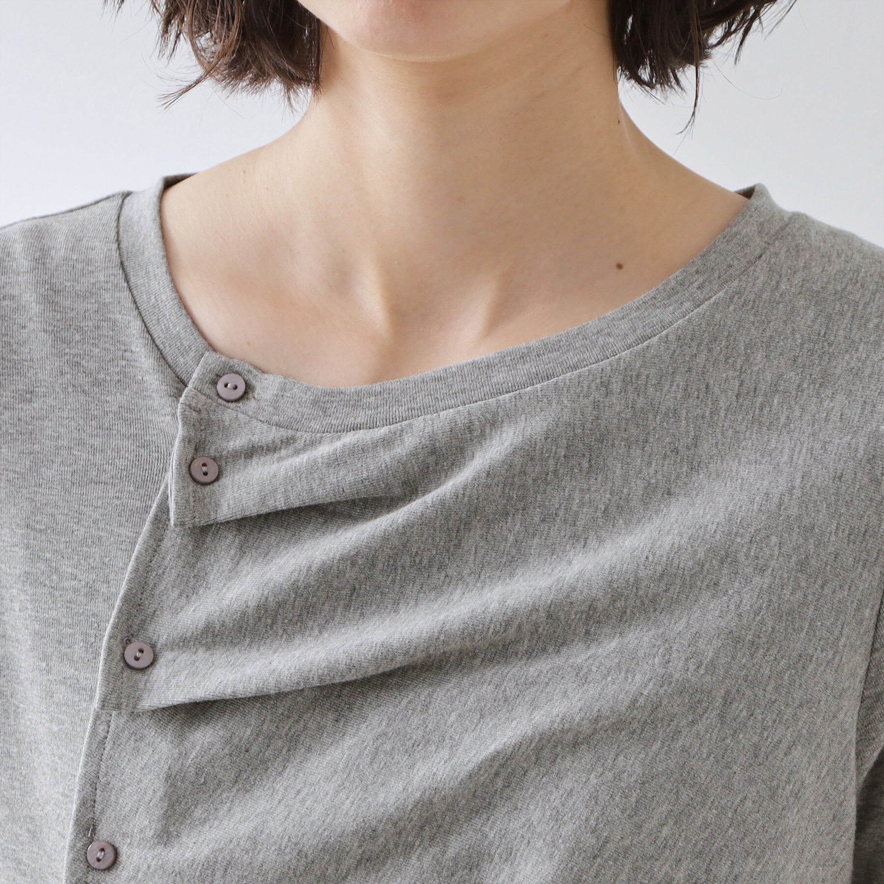 THE SHOP TK「フロントタックカットソー」|Tシャツ・カットソー|