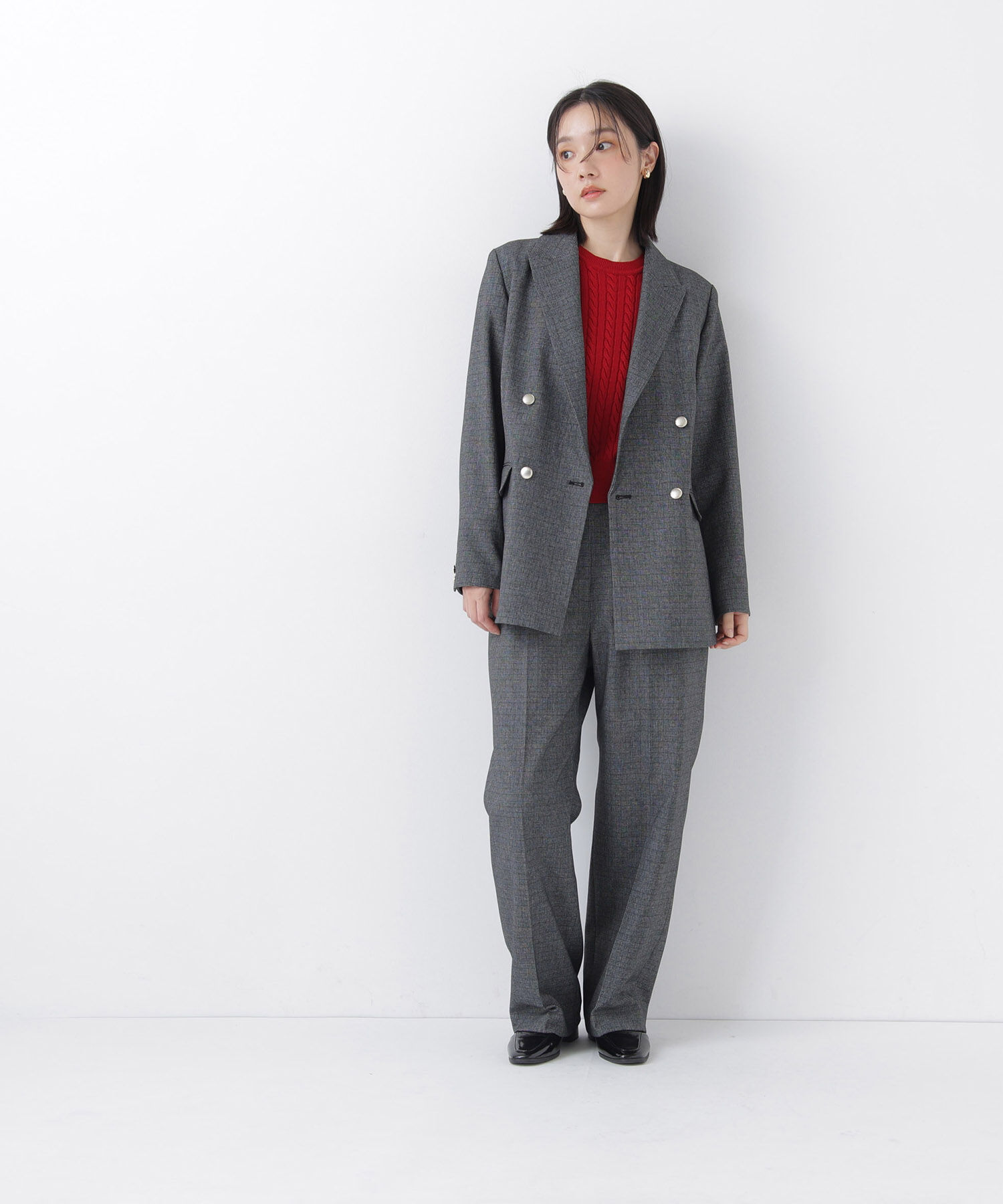  「＜CanCam10月号掲載＞ダブルブレスト SETUP ワイドパンツ」|その他|