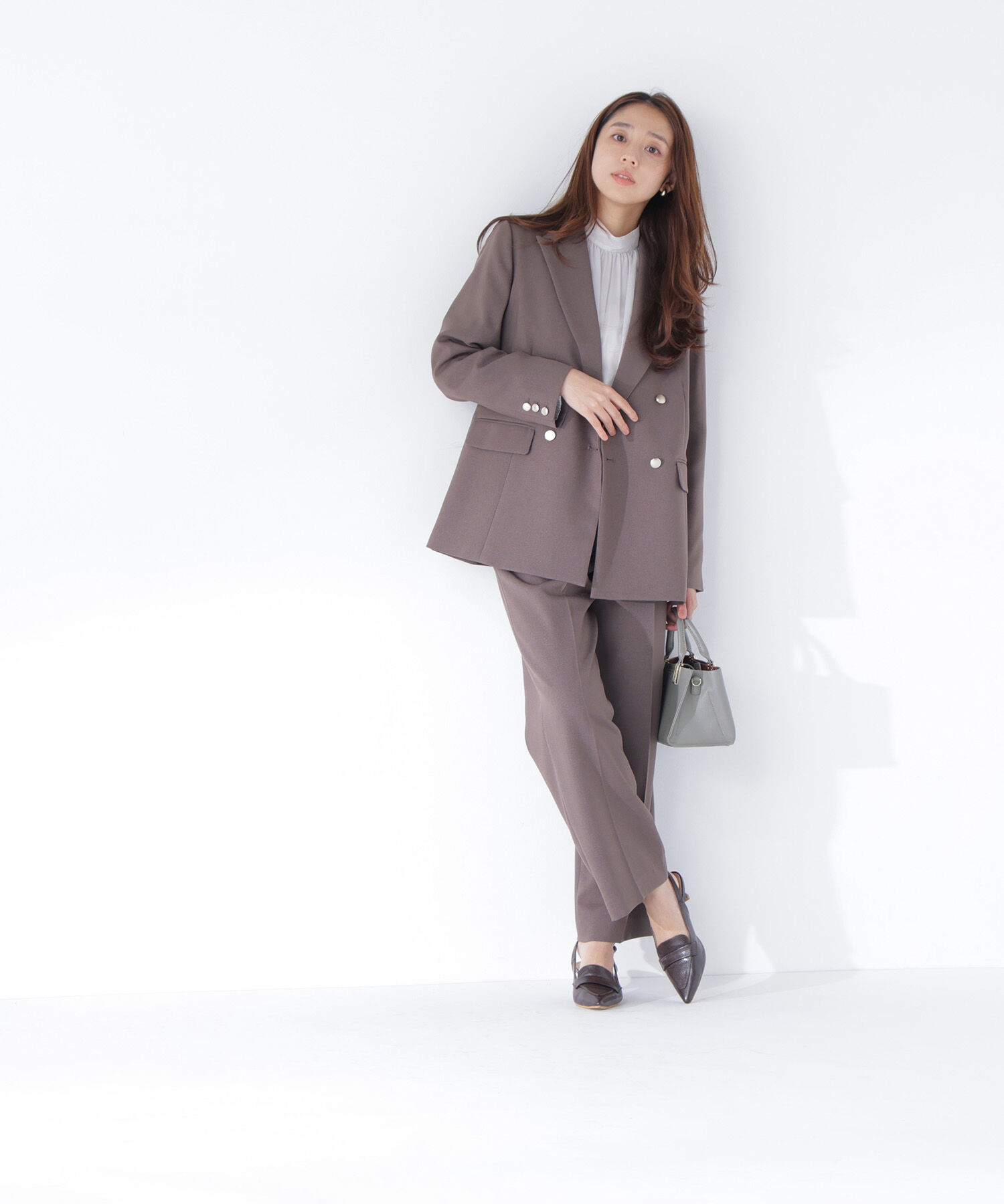  「＜CanCam10月号掲載＞ダブルブレスト SETUP ワイドパンツ」|その他|