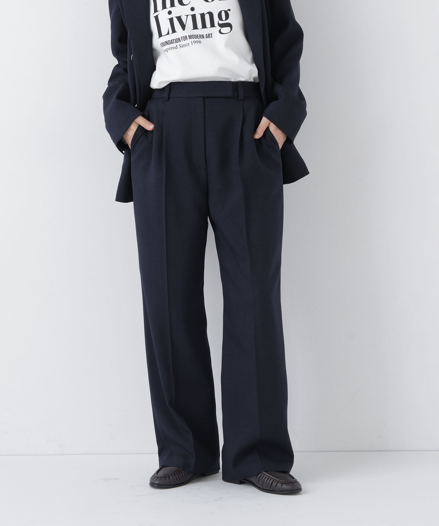  「＜CanCam10月号掲載＞ダブルブレスト SETUP ワイドパンツ」|その他|