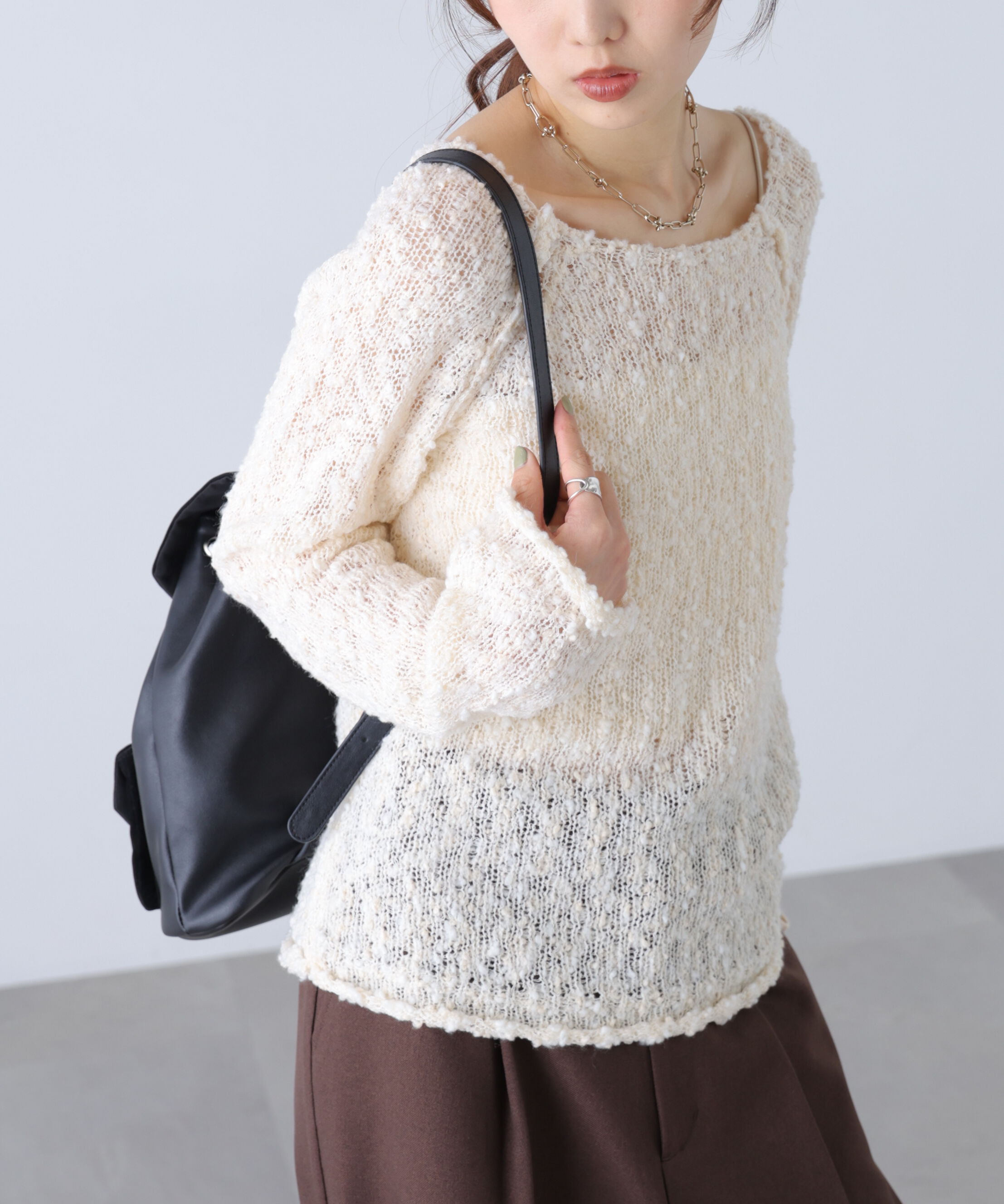  「ブークレシアーローゲージニット」|ニット・セーター|