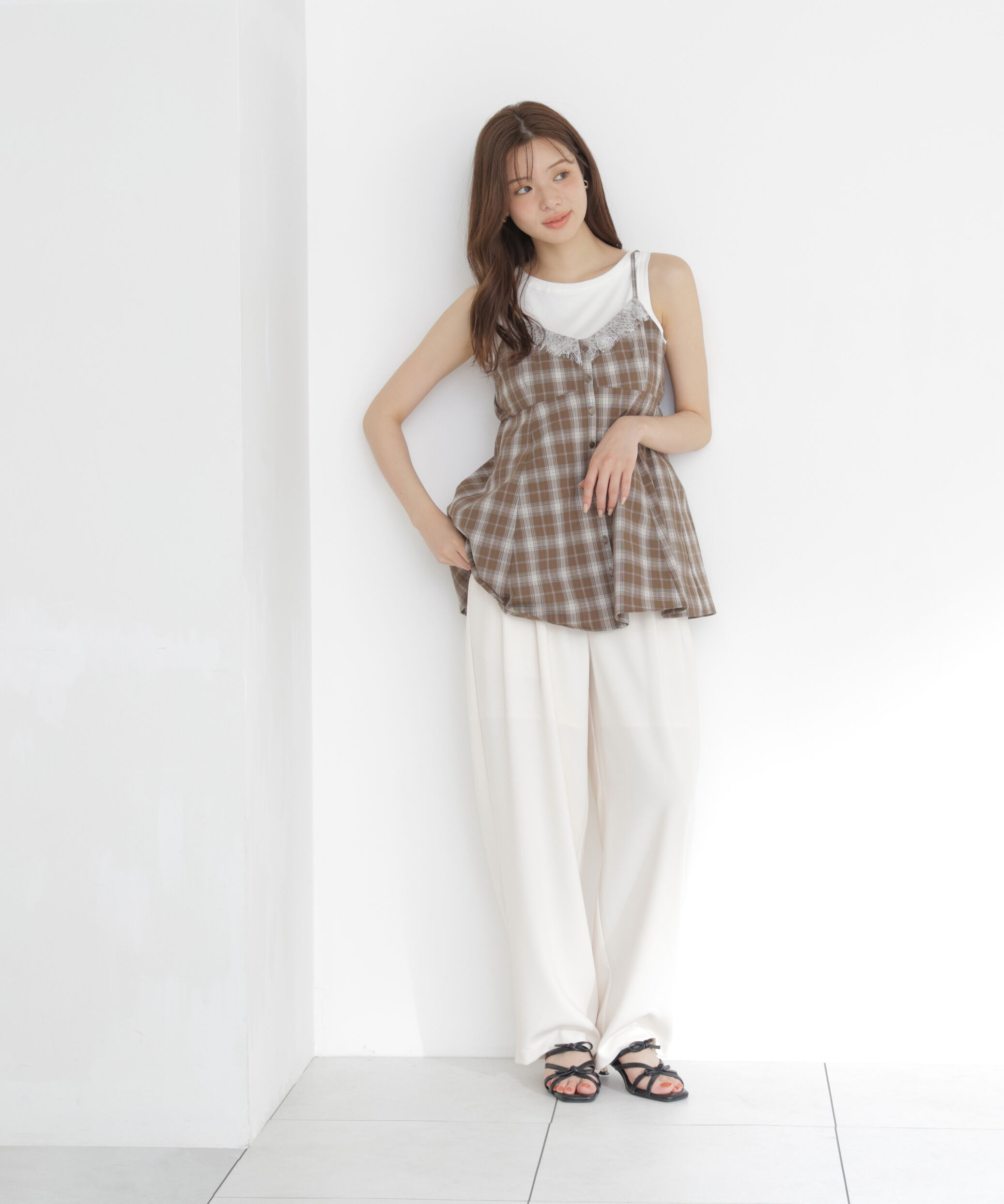 PROPORTION BODY DRESSING「＜a/mie＞レイヤードキャミソールビスチェ」|シャツ・ブラウス|